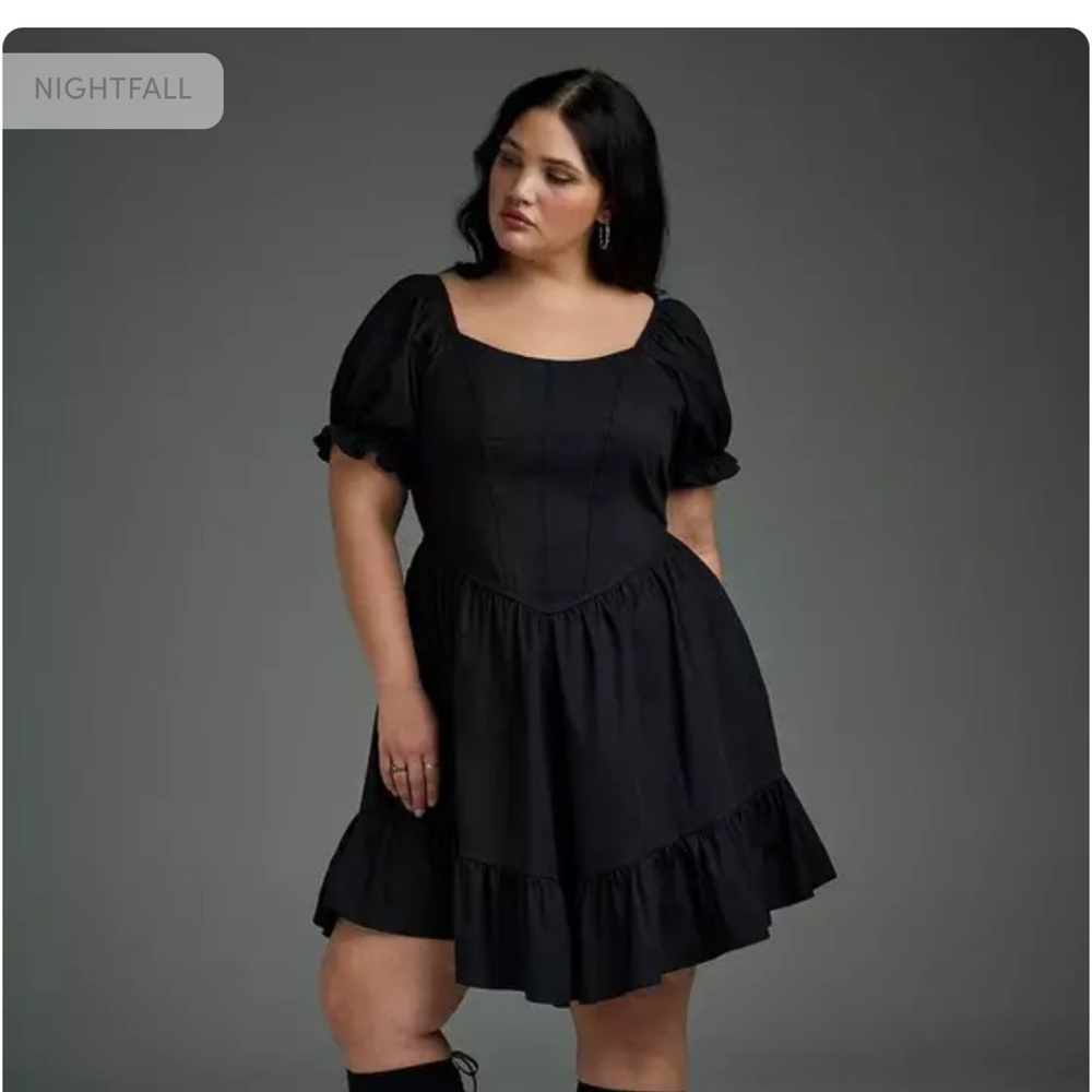 #T311- NWOT - Torrid Nightfall Corset Midi Dress- sz 18 - Picture 2 of 9